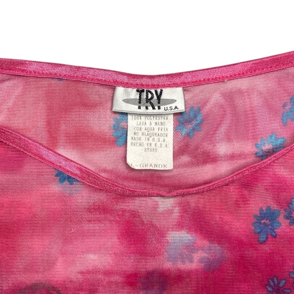 Tropical Sheer Top - Picture 2 of 11